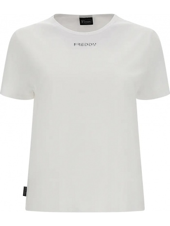 μπλούζα κοντομάνικη freddy cropped s2wbct3-w σε προσφορά