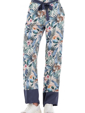 παντελόνι υφασμάτινο freddy floral pattern satin σε προσφορά