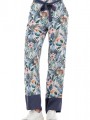 παντελόνι υφασμάτινο freddy floral pattern satin s2wslp1c-flo27b