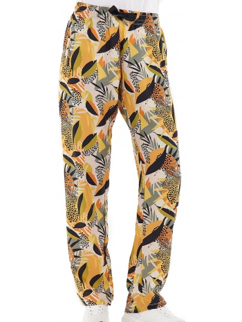 παντελόνι υφασμάτινο freddy άνετο με φλοράλ σχέδιο σε προσφορά