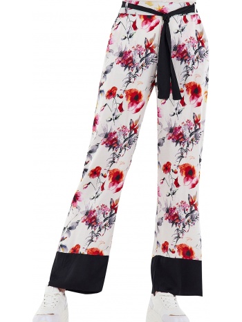 παντελόνι υφασμάτινο freddy floral pattern satin σε προσφορά