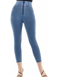 παντελόνι jean freddy wr.up® ηigh-rise skinny-fit 7/8 wrup4hc002ns-j4b