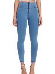 παντελόνι jean freddy wr.up® ηigh-rise super skinny-fit 7/8 wrup4hc002org-j4b