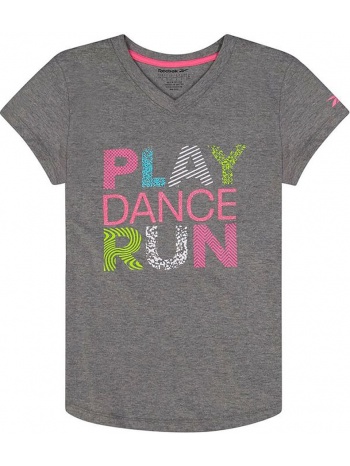 μπλούζα κοντομάνικη reebok play h4385rgi-medgrey σε προσφορά