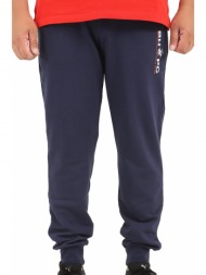 παντελόνι υφασμάτινο beverly hills polo club με λογότυπο tf44914-0292