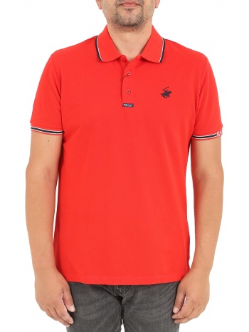 μπλούζα polo beverly hills polo club πικέ με χρωματική σε προσφορά