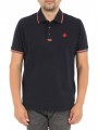 μπλούζα polo beverly hills polo club πικέ με χρωματική αντίθεση p42571-0298