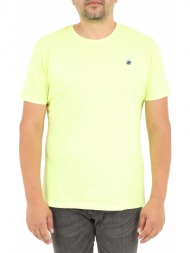 μπλούζα κοντομάνικη beverly hills polo club με κεντητό λογότυπο ts41759-0010