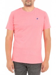 μπλούζα κοντομάνικη beverly hills polo club με κεντητό λογότυπο ts41759-0201