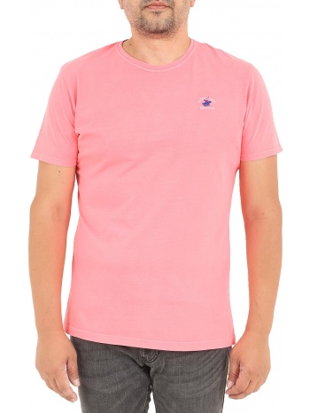 μπλούζα κοντομάνικη beverly hills polo club με κεντητό σε προσφορά