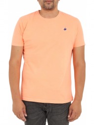 μπλούζα κοντομάνικη beverly hills polo club με κεντητό λογότυπο ts41759-0203