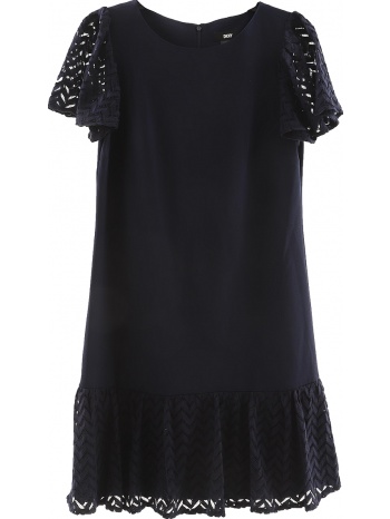 φόρεμα dkny με λεπτομέρειες δαντέλας dd2b1761-nvy σε προσφορά