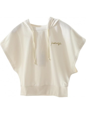 γιλέκο kendall + kylie hoodie kkw3701605-off white σε προσφορά
