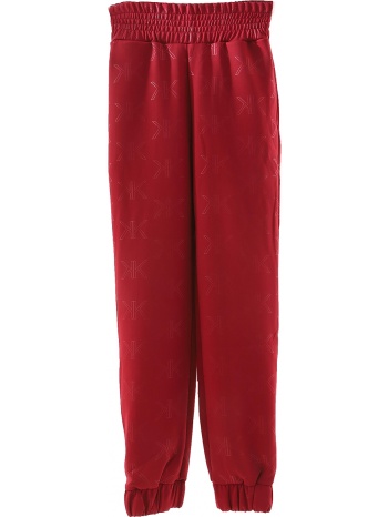 παντελόνι υφασμάτινο kendall + kylie embossed logo loose σε προσφορά