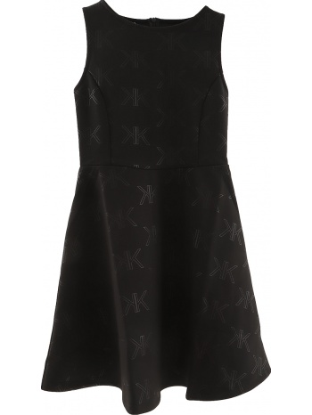 φόρεμα kendall + kylie embossed logo a line kkw3703005-black σε προσφορά
