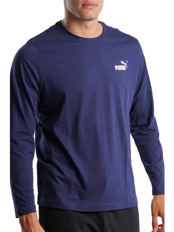 μπλούζα μακρυμάνικη puma ess small logo 586672-06 σε προσφορά