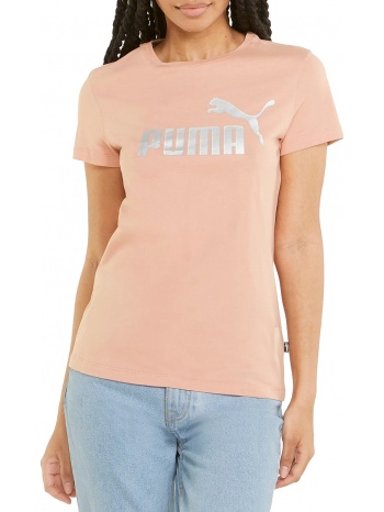 μπλούζα κοντομάνικη puma ess+ metallic logo 848303-47 σε προσφορά