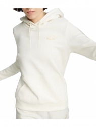 μπλούζα μακρυμάνικη puma φουτερ με κουκουλα ess+ embroidery hoodie fl 670004-99
