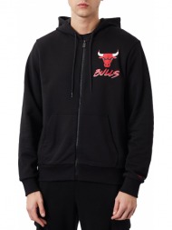 ζακέτα new era nba script chicago bulls με κουκούλα 60284698-001