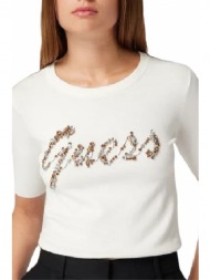 guess edith rn ss swtr μπλουζα γυναικειο w2yr28z2nq0-gu0-g012