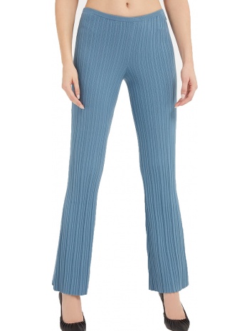 παντελόνι υφασμάτινο guess carmella rib kick flare pant σε προσφορά