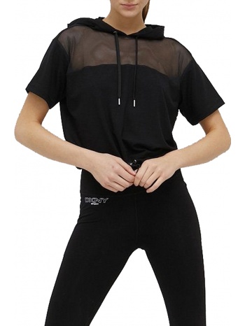 μπλούζα μακρυμάνικη dkny hoodie dp1t8052-blk σε προσφορά