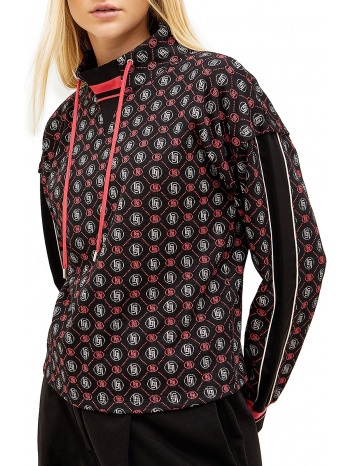 μπλούζα μακρυμάνικη liu jo felpa chiusa sport σε προσφορά