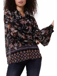 πουκάμισο μακρυμάνικο liu jo georgette stampata wf2344t3261-r9419