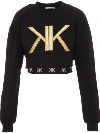 μπλούζα μακρυμάνικη kendall + kylie double crew kkw3701603 σε προσφορά