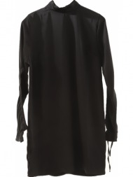 φόρεμα kendall + kylie shirred sleeves a line mini kkw3703007-black