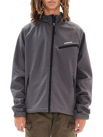 μπουφάν emerson men`s soft shell jacket with hood σε προσφορά