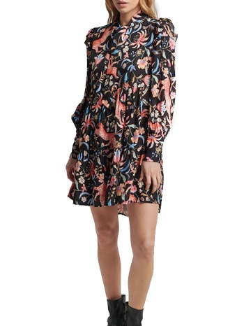 φόρεμα superdry d2 studios cupro peplum w8011165a-tessa σε προσφορά