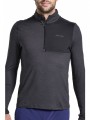 μπλούζα μακρυμάνικη saucony sunday 1/4 zip sam800301-bkh