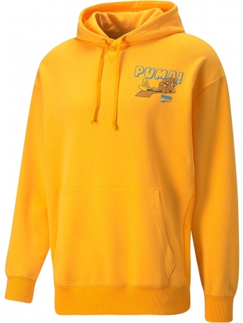 μπλούζα κοντομάνικη puma downtown graphic hoodie tr σε προσφορά