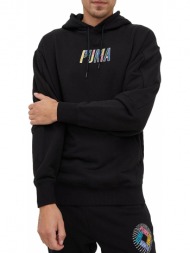 μπλούζα μακρυμάνικη puma swxp pinnacle hoodie tr 535661-01