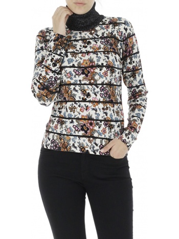 μπλούζα μακρυμάνικη liu jo riga viscosa stampa lux σε προσφορά