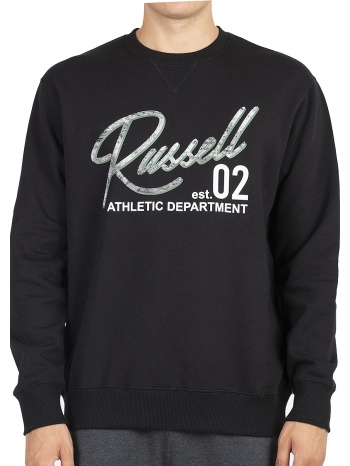 μπλούζα μακρυμάνικη russell athletic 02- crewneck σε προσφορά