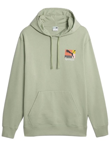 μπλούζα μακρυμάνικη puma classics brand love hoodie tr σε προσφορά