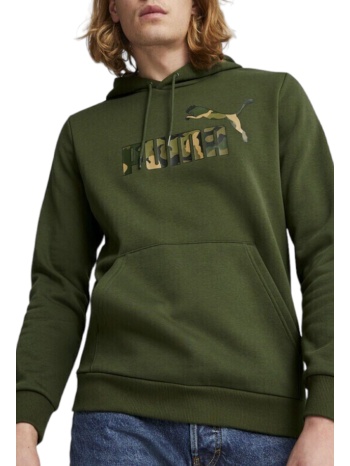 μπλούζα μακρυμάνικη puma ess camo graphic hoodie fl σε προσφορά