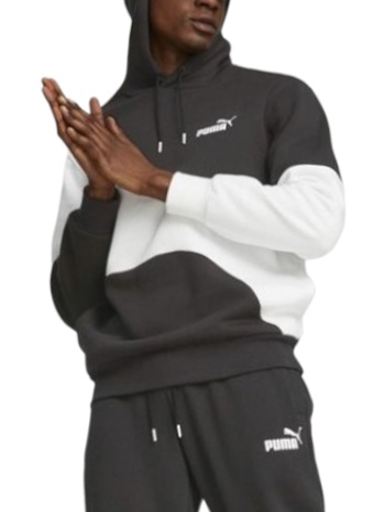 μπλούζα μακρυμάνικη puma power cat hoodie fl 674099-01 σε προσφορά