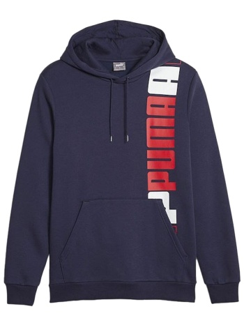 μπλούζα μακρυμάνικη puma ess logo lab hoodie fl b 676325-06 σε προσφορά