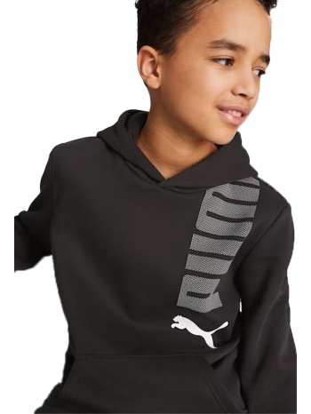 μπλούζα μακρυμάνικη puma ess logo lab hoodie fl b 676325-01 σε προσφορά