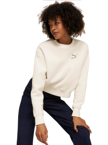 μπλούζα μακρυμάνικη puma classics fleece crew 621413-99 σε προσφορά