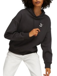 μπλούζα μακρυμάνικη puma classics oversized hoodie tr 621406-01 γυναικείο