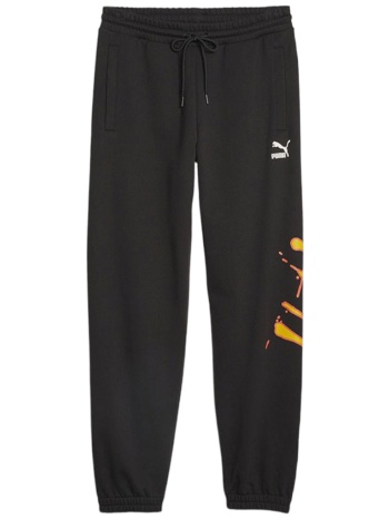 παντελόνι υφασμάτινο puma worldwide sweatpant tr 622648-01 σε προσφορά