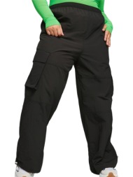 παντελόνι υφασμάτινο puma dare to relaxed woven 621433-01 γυναικείο