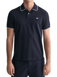 μπλούζα polo gant framed ...