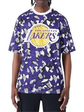 μπλούζα κοντομάνικη new era nba team aop mesh os los σε προσφορά