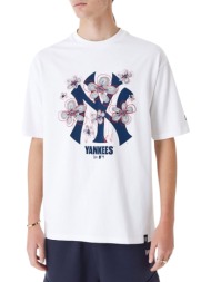 μπλούζα κοντομάνικη new era mlb floral logo neyya 60435449-100 ανδρικό