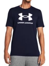 μπλούζα κοντομάνικη under armour sportstyle logo update 1382911-408 ανδρικό